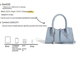 image-New Minority Fashion Square Solid Color Casual Shoulder Messenger Bag For Women