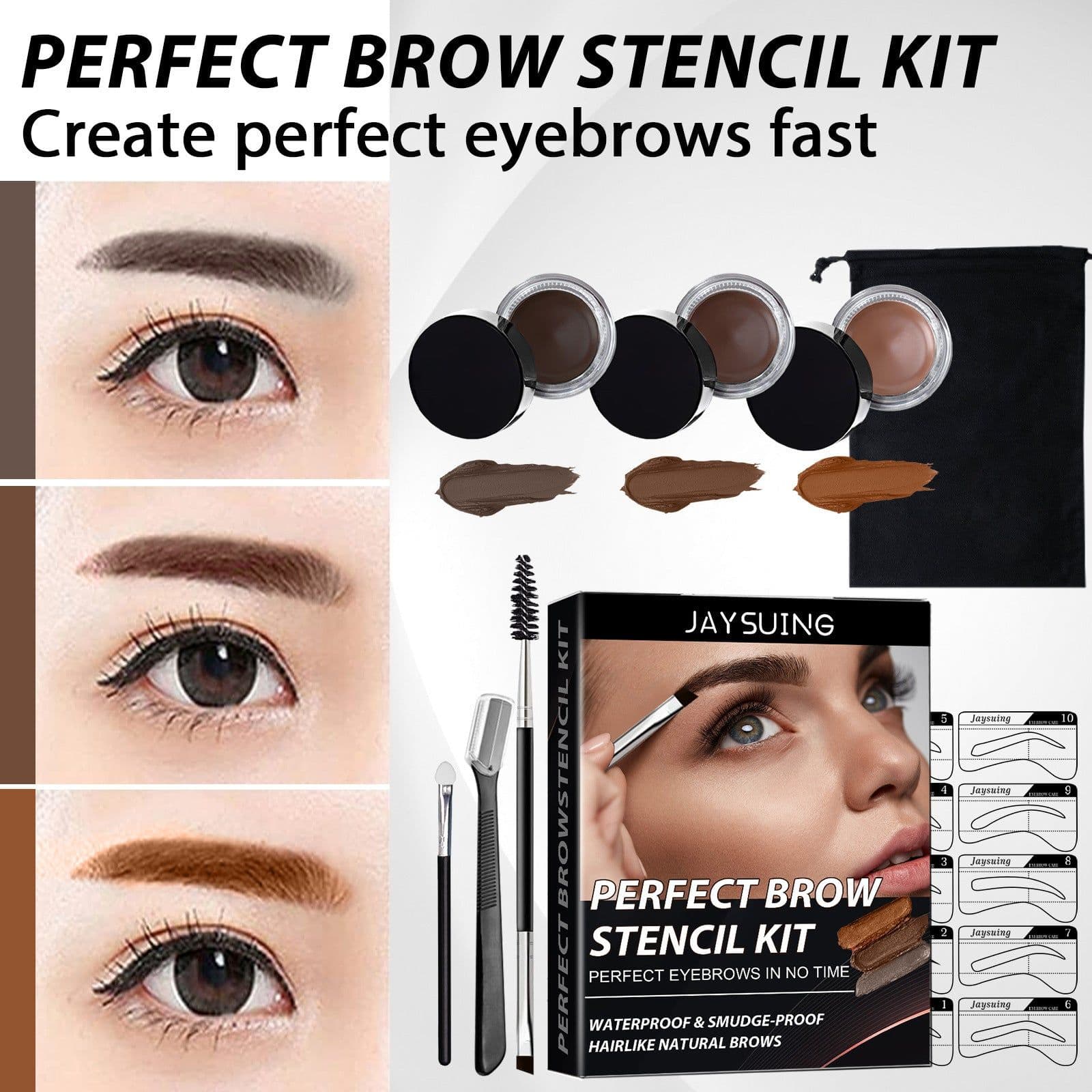 image-Brow Cream Suit Three-dimensional Wild Sweat-proof Smooth