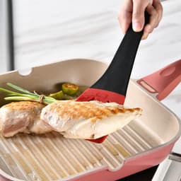 image-3 In 1 Frying Spatula Clip Silicone Food Clip Frying Steak Pancakes Shovel Slotted Turners Kitchen Tools Cooking Utensils Kitchen Gadgets