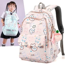 image-Cute Girls' Lightweight Multi-layer Primary School Student Large Capacity Schoolbags