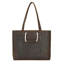image-Women's Fashion Retro Top Layer Leather Handbag