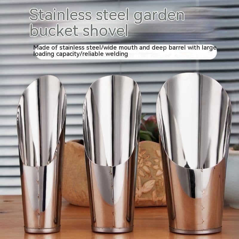 image-Gardening Stainless Steel Barrel Shovel