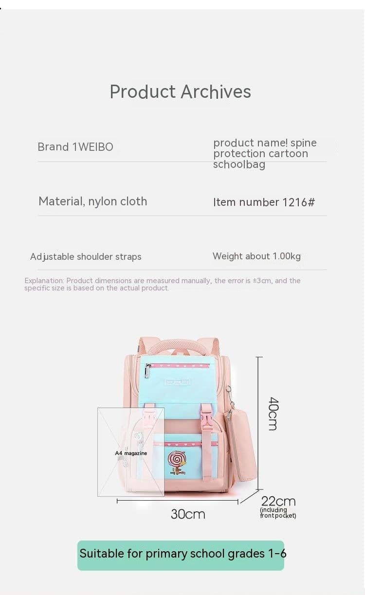 image-Casual Large Capacity Cartoon Japanese Backpack