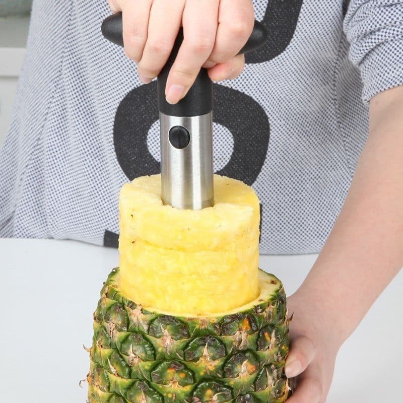 image-Pineapple Slicer Peeler Cutter Parer Knife Stainless Steel