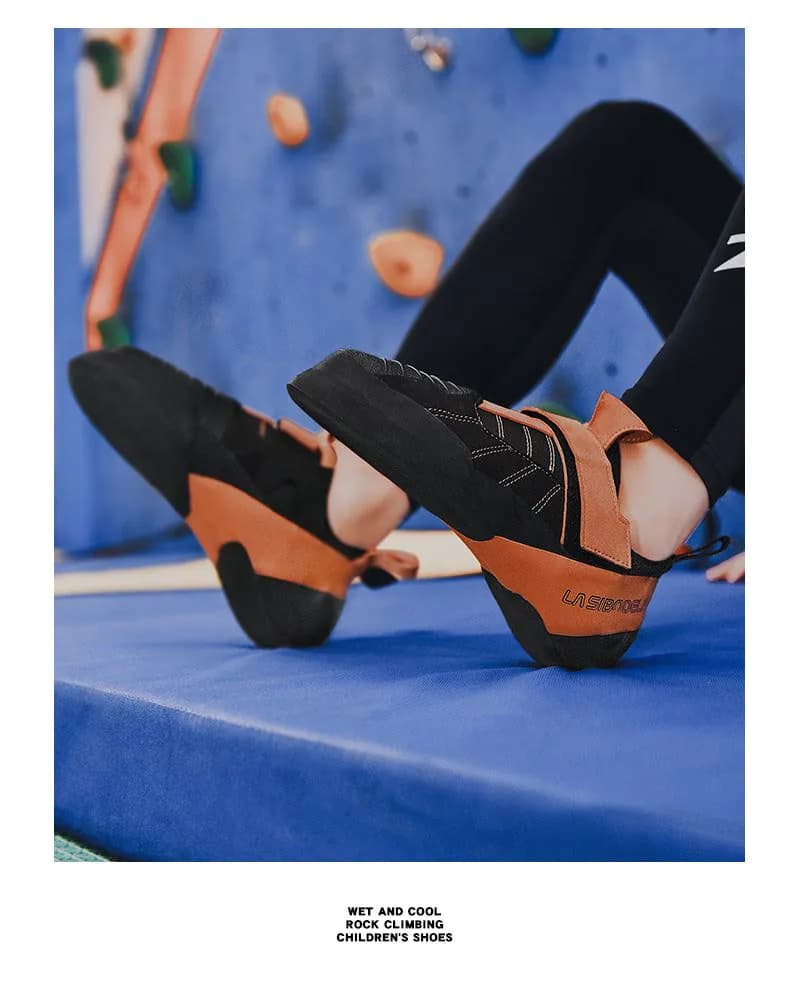 image-Men's Competitive Lightweight Strong Grip Rock Climbing Training Shoes