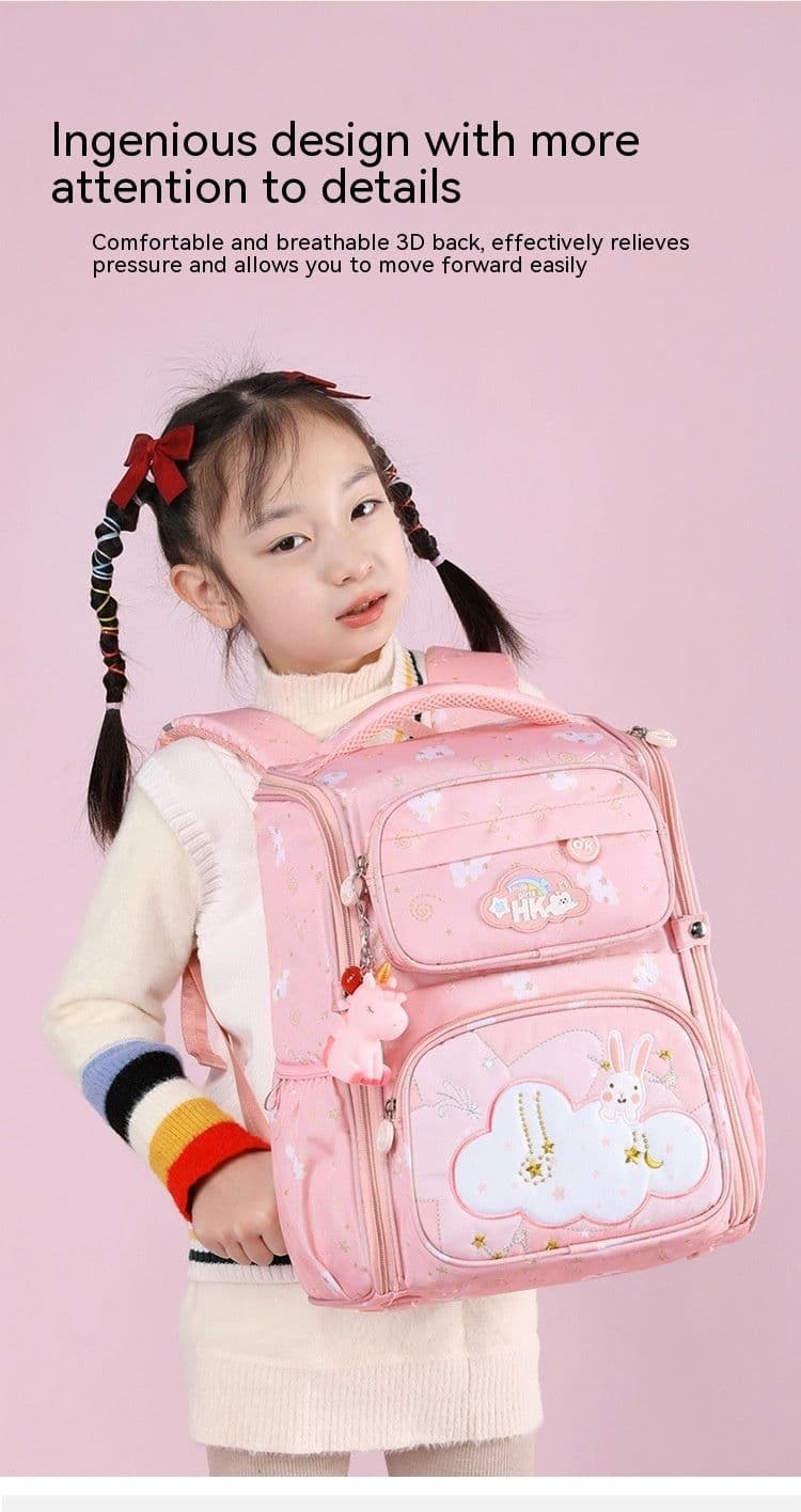 image-Lightweight Western Style Three-dimensional Schoolbag For Primary School Students