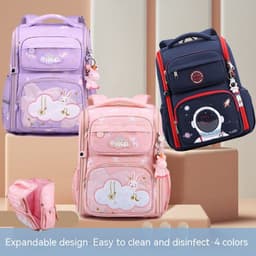 image-Lightweight Western Style Three-dimensional Schoolbag For Primary School Students