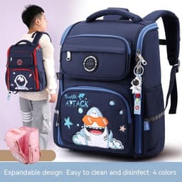 image-Lightweight Western Style Three-dimensional Schoolbag For Primary School Students