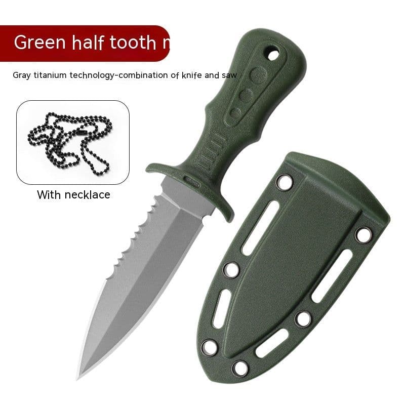 image-Outdoor Knife Straight Knife Camping Portable Fruit Knife