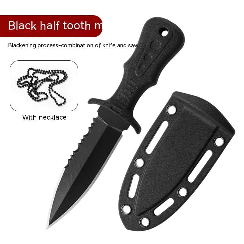 image-Outdoor Knife Straight Knife Camping Portable Fruit Knife