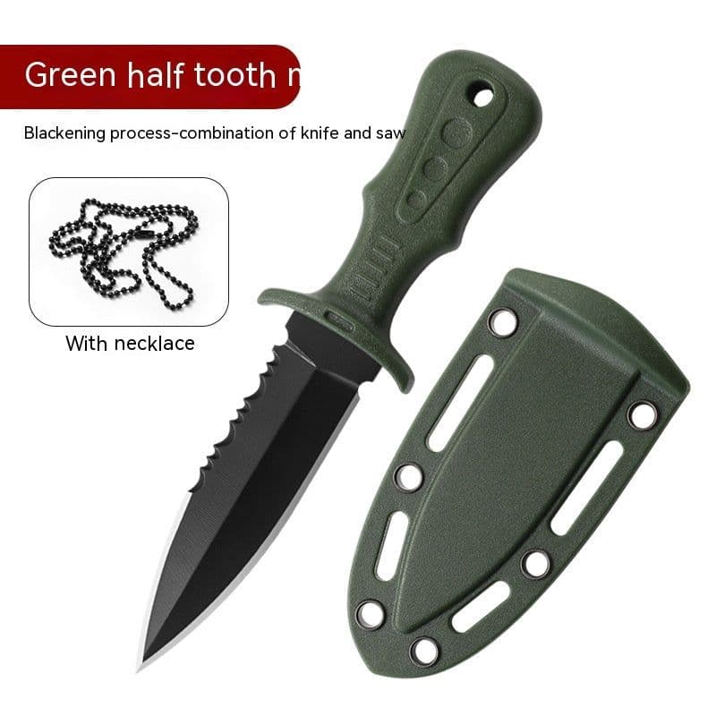 image-Outdoor Knife Straight Knife Camping Portable Fruit Knife