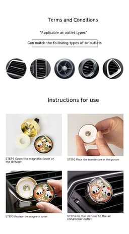 image-Panda Hot Pot Car Fragrance Outlet Perfume Decoration