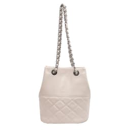 image-Korean Style Simple Women's Fashion Diamond Texture One-shoulder Bucket Crossbody Bag