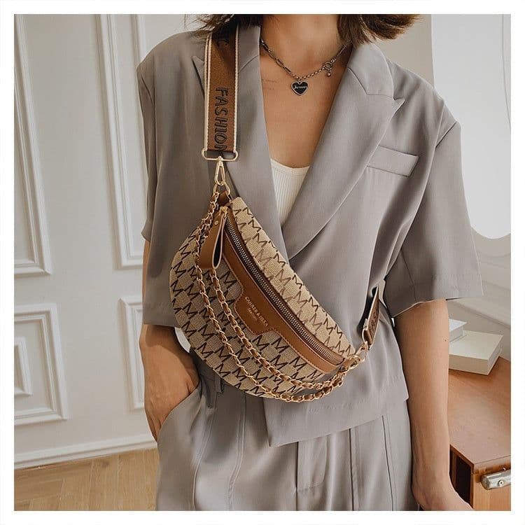 image-Women's Shoulder Crossbody Summer Casual Versatile Small Waist Bag