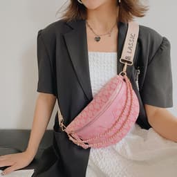 image-Women's Shoulder Crossbody Summer Casual Versatile Small Waist Bag