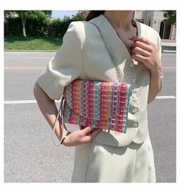 image-Casual Ethnic Style Woven Bag Women