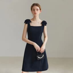 image-French Sleeveless Dress Elegant Women