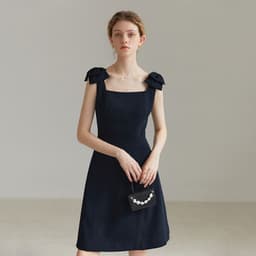 image-French Sleeveless Dress Elegant Women