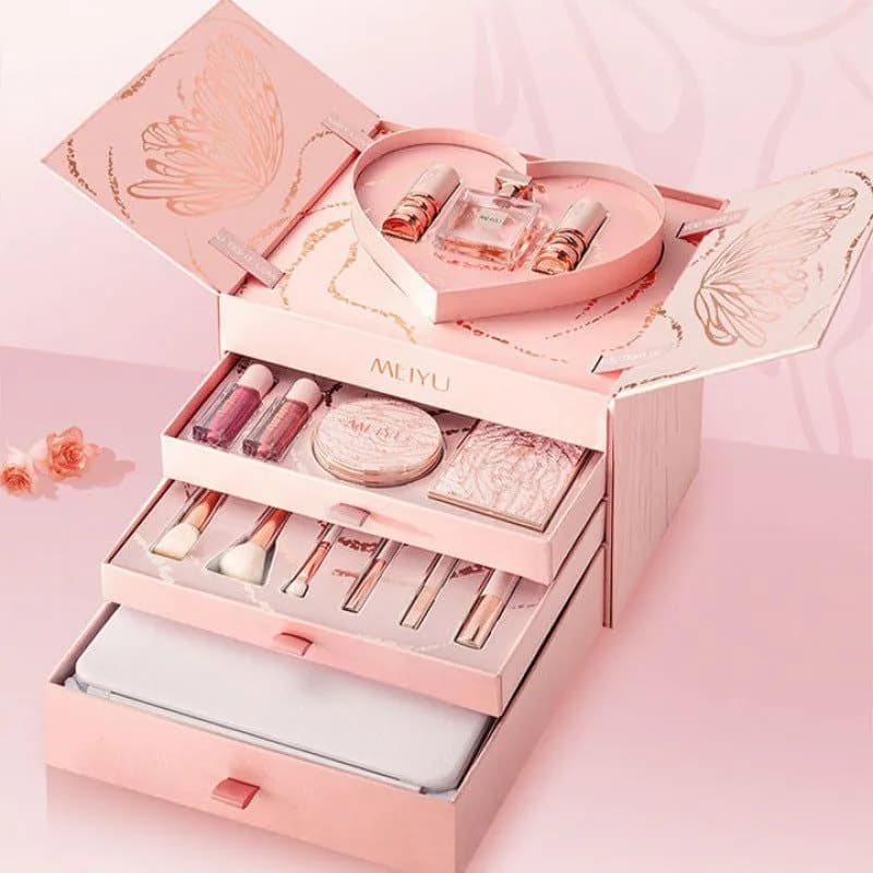 image-Christmas For Girls Cosmetics Lipstick Set Of Beauty Gift Box