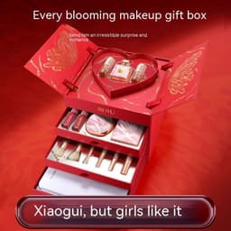 image-Christmas For Girls Cosmetics Lipstick Set Of Beauty Gift Box