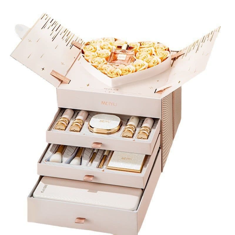 image-Christmas For Girls Cosmetics Lipstick Set Of Beauty Gift Box