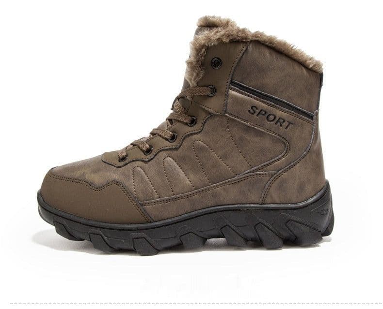 image-Men's Non-slip Thickening Thermal Travel Snow Boots