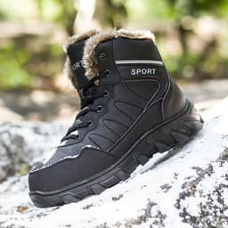 image-Men's Non-slip Thickening Thermal Travel Snow Boots