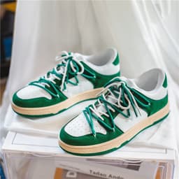 image-Casual Breathable Platform Low-top Lace-up Sneaker