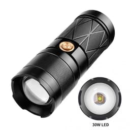 image-White Laser Long-range Power Torch Aluminum Alloy Zoom