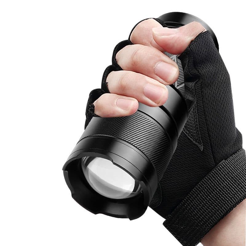 image-White Laser Long-range Power Torch Aluminum Alloy Zoom