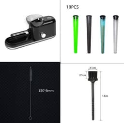 image-Automatic Cigaret Rolling Machine Electric Tobacco Filling Maker Cigarette Joint Roll Machine Smoking Accessories