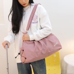 image-Korean Fashion Dry Wet Separation Independent Shoe Warehouse Sports Gym Bag