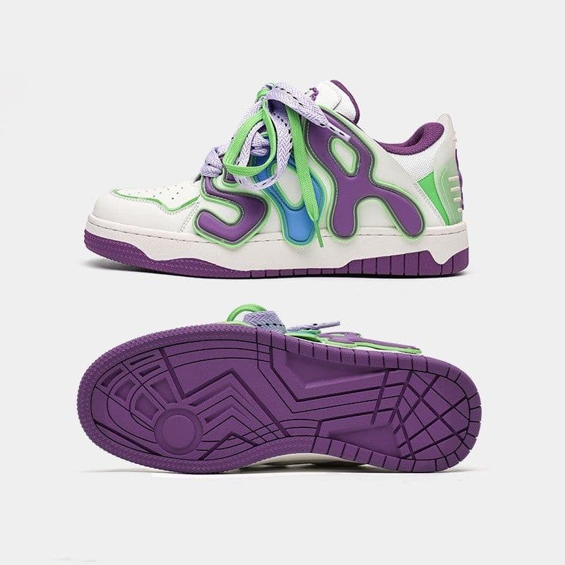 image-Purple Bread Shoes Couple Casual Shoes