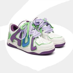 image-Purple Bread Shoes Couple Casual Shoes