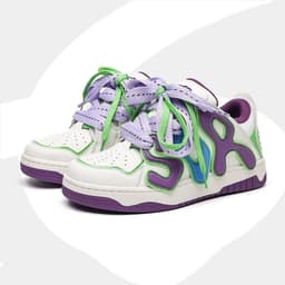 image-Purple Bread Shoes Couple Casual Shoes