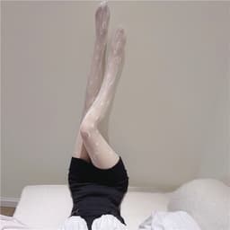 image-Black Starry Sky Stockings Female Star Moon Fishnet Stockings