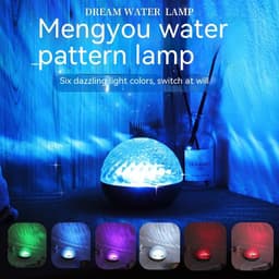 image-Rotating Water Ripple Small Night Lamp Creative