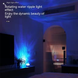 image-Rotating Water Ripple Small Night Lamp Creative