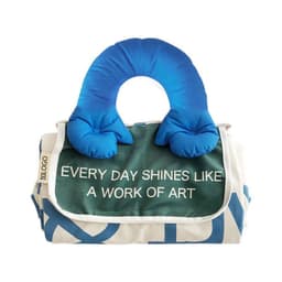 image-Foldable Picnic Mat Feeding Cotton Handle Moisture-proof
