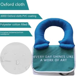 image-Foldable Picnic Mat Feeding Cotton Handle Moisture-proof