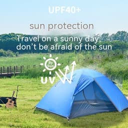 image-Outdoor Camping Double-layer Camping Tent
