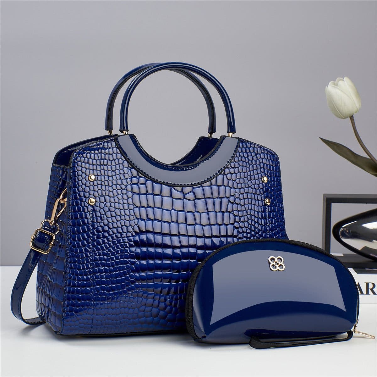 image-Trendy Child And Mother Women's Cross-body Bag Texture Shoulder Bag For Middle-aged People