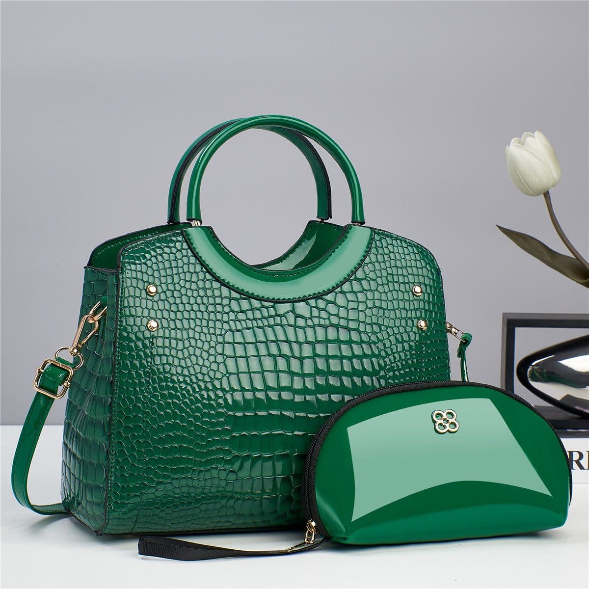 image-Trendy Child And Mother Women's Cross-body Bag Texture Shoulder Bag For Middle-aged People