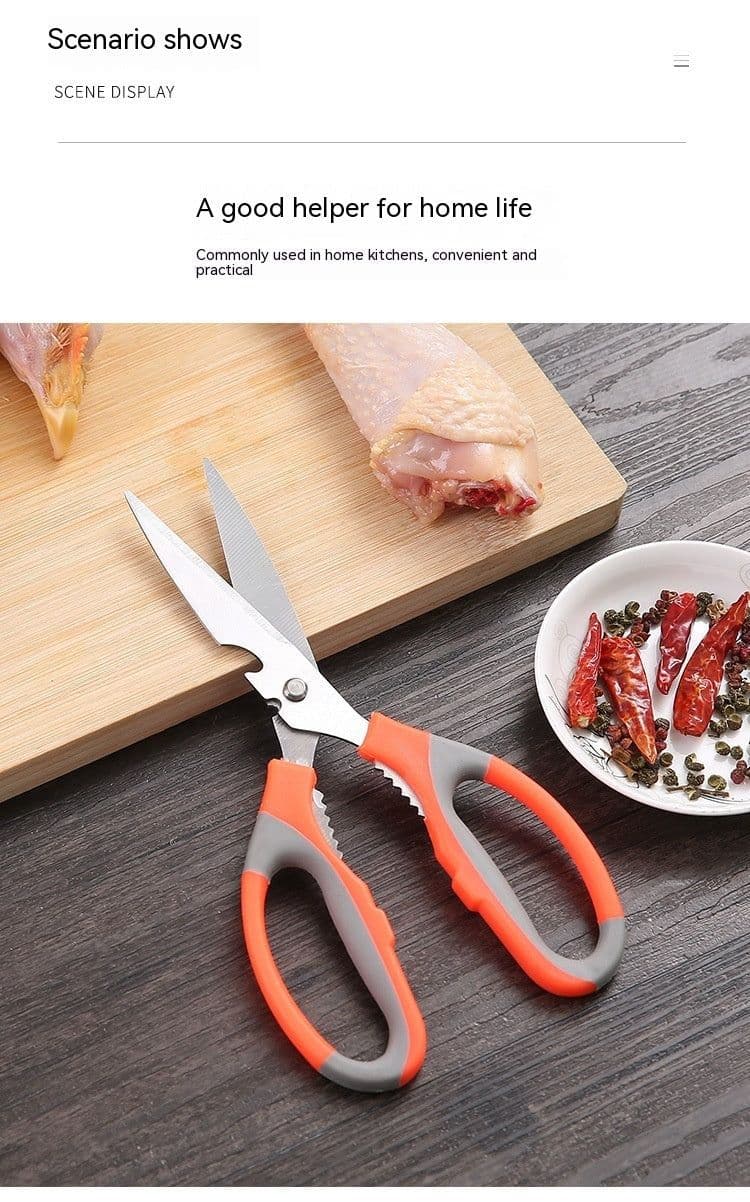 image-Kitchen Multi-function Bottle Opener Kitchen Auxiliary Scissors