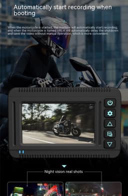 image-GPS Trajectory Of High-definition Motorcycle Waterproof Recorder