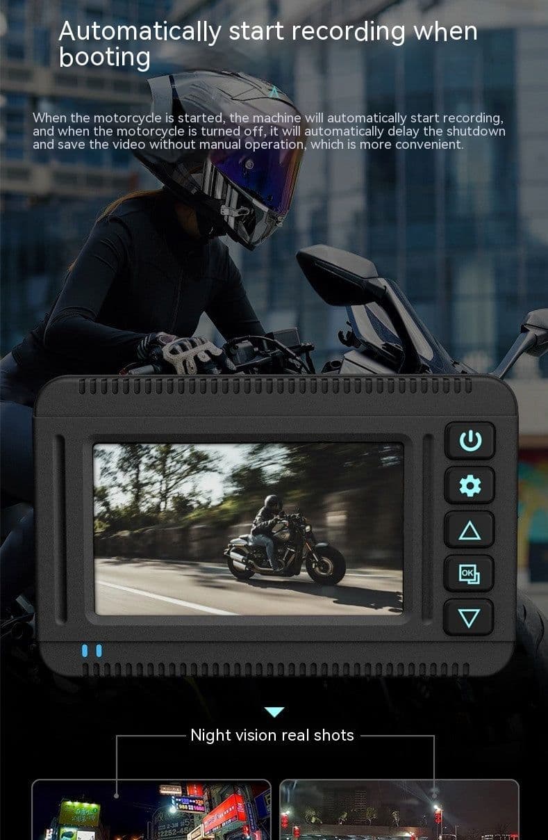 image-GPS Trajectory Of High-definition Motorcycle Waterproof Recorder