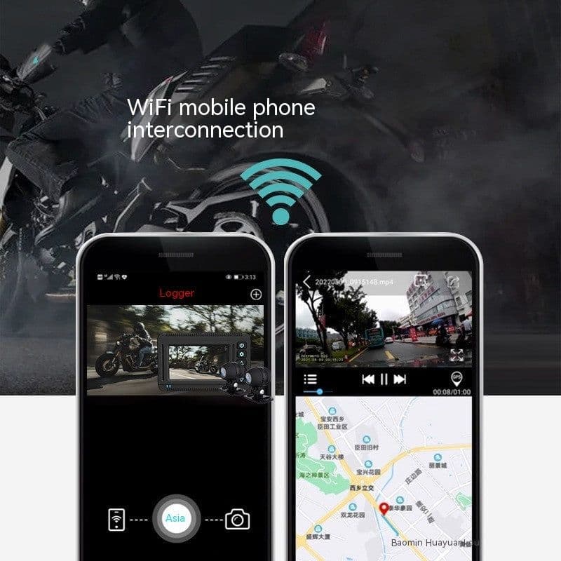 image-GPS Trajectory Of High-definition Motorcycle Waterproof Recorder
