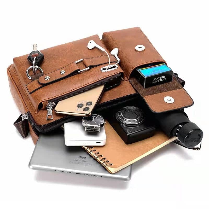 image-Men's Casual Fashion Crossbody Shoulder Bag