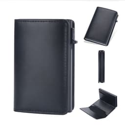 image-Crazy Horse Leather Anti-degaussing Card Clamp Men