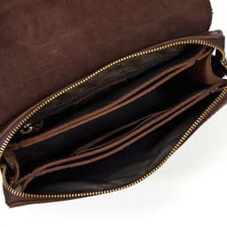 image-Retro Men's Crazy Horse Leather Multifunctional Wallet